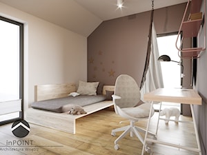 Minimalistyczna strefa - Pokój dziecka, styl minimalistyczny - zdjęcie od inPOINT Architektura Wnętrz