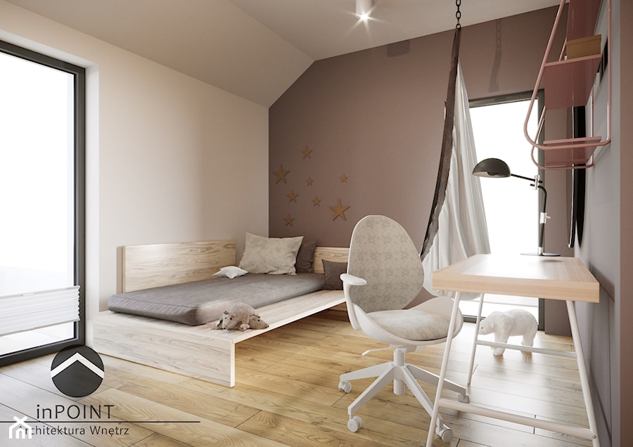 Minimalistyczna strefa - Pokój dziecka, styl minimalistyczny - zdjęcie od inPOINT Architektura Wnętrz