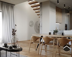 Minimalistyczna strefa - Salon, styl minimalistyczny - zdjęcie od inPOINT Architektura Wnętrz - Homebook