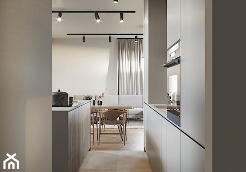 Minimalistyczna strefa - Kuchnia, styl minimalistyczny - zdjęcie od inPOINT Architektura Wnętrz