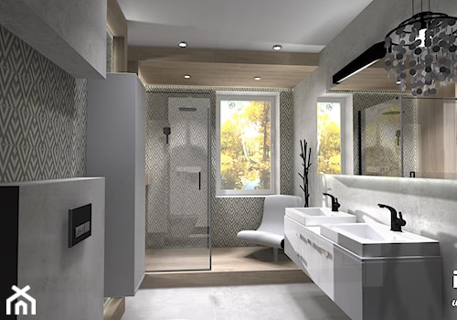 Łazienka z prysznicem - zdjęcie od InterioWloszczowa