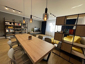 Projekt wnętrza w domu jednorodzinnym - Salon, styl nowoczesny - zdjęcie od GProjekt studio projektowania wnętrz