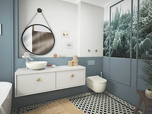 Aranżacja łazienki (konkus) - zdjęcie od CHATA studio