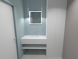 Mała bez okna z lustrem łazienka, styl nowoczesny - zdjęcie od ZB - Projektowanie Wnętrz