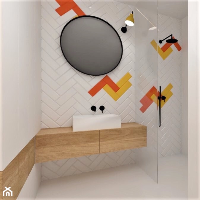Nowoczesna łazienka - zdjęcie od ZB - Projektowanie Wnętrz
