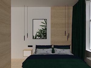 WARSZAWA- BLOK - Sypialnia, styl nowoczesny - zdjęcie od mcstudio Projektowanie wnętrz