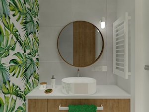 Botaniczna łazienka - zdjęcie od VANKKA.design Marta Czekańska
