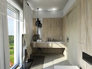 projekt łazienki w domu nad jeziorem - zdjęcie od ZW PRACOWNIA PROJEKTOWA