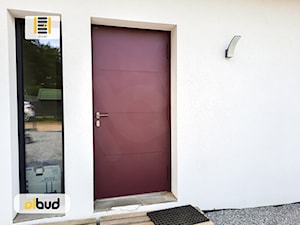Aluminiowe drzwi nowoczesne Creo Wiśniowski - zdjęcie od OLBUD OGRODZENIA BRAMY DRZWI I OKNA STRASZYN