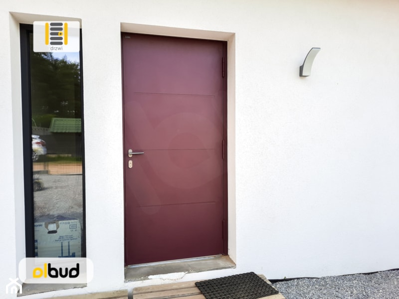 Aluminiowe drzwi nowoczesne Creo Wiśniowski - zdjęcie od OLBUD OGRODZENIA BRAMY DRZWI I OKNA STRASZYN - Homebook