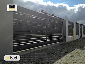 System nowoczesnego ogrodzenia aluminiowego - zdjęcie od OLBUD OGRODZENIA BRAMY DRZWI I OKNA STRASZYN
