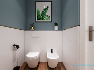 LEWA łazienka w zieleni :)