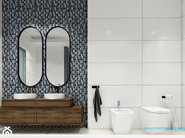 KROP łazienka z piękna mozaiką :)