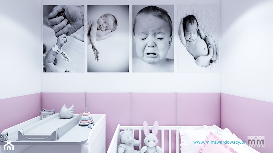 KROP pokoik dla maleńkiej Hani :) - Pokój dziecka, styl nowoczesny - zdjęcie od mimtwardowscy