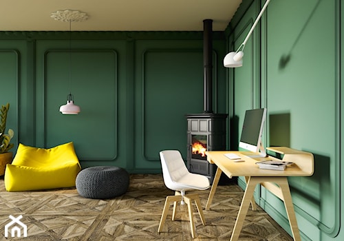 Energy - Mały zielony salon, styl vintage - zdjęcie od MARBET DESIGN