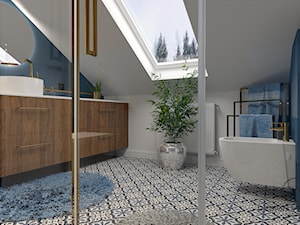 Milanówek, łazienka na poddaszu - Łazienka, styl nowoczesny - zdjęcie od DESIGNYOURHOME