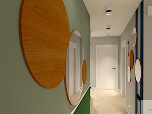 Mieszkanie 56 m2 - dwa pokoje + salon z aneksem kuchennym + taras - Hol / przedpokój, styl nowoczesny - zdjęcie od DESIGNYOURHOME