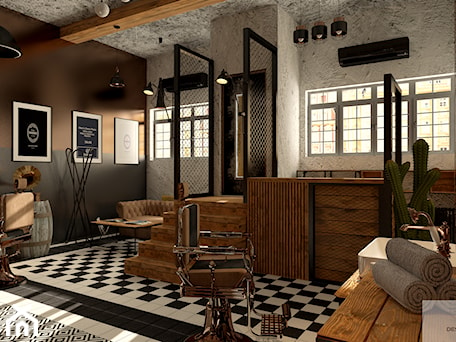 Aranżacje wnętrz - Wnętrza publiczne: BARBERSHOP - DESIGNYOURHOME. Przeglądaj, dodawaj i zapisuj najlepsze zdjęcia, pomysły i inspiracje designerskie. W bazie mamy już prawie milion fotografii!