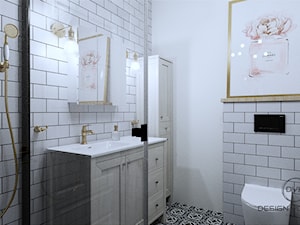 Łazienka w stylu Art Deco - Łazienka, styl glamour - zdjęcie od DESIGNYOURHOME