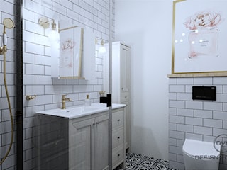 Łazienka w stylu Art Deco
