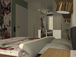 Mieszkanie 56 m2 - dwa pokoje + salon z aneksem kuchennym + taras - Sypialnia, styl nowoczesny - zdjęcie od DESIGNYOURHOME