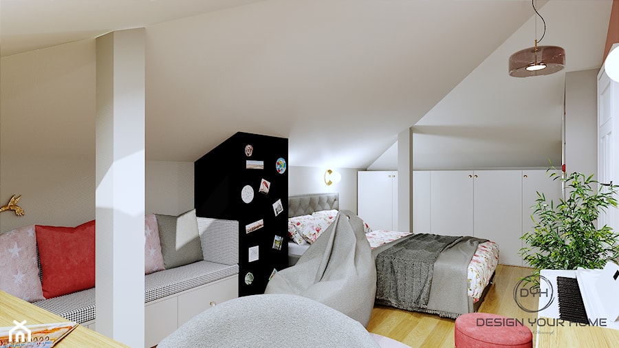 Pokój 7-letniej Ani - Pokój dziecka, styl glamour - zdjęcie od DESIGNYOURHOME
