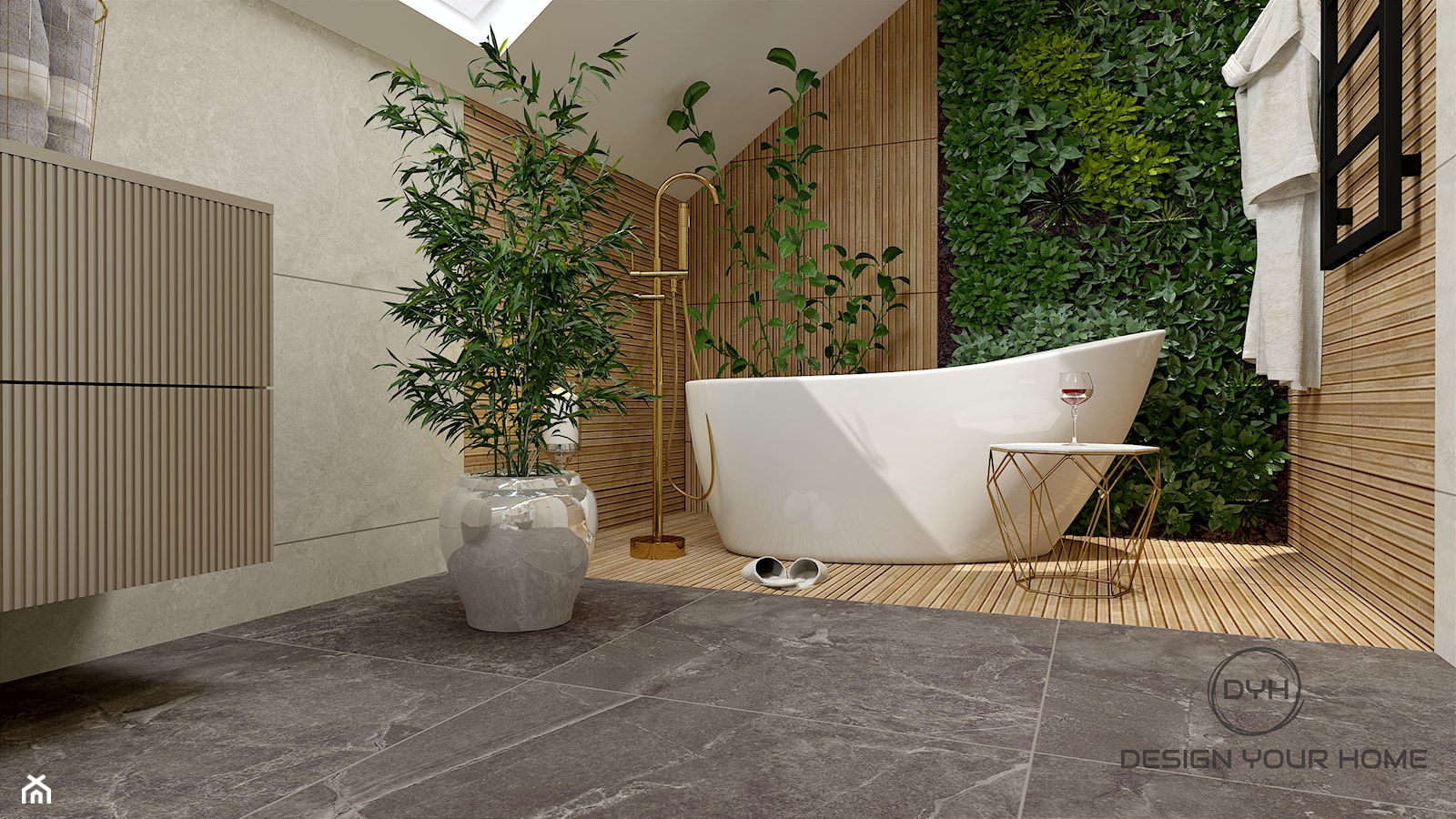 Salon kąpielowy na poddaszu w domu pod Olsztynem - Łazienka, styl nowoczesny - zdjęcie od DESIGNYOURHOME - Homebook