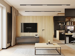 POZNAŃ 44m2 - Salon, styl minimalistyczny - zdjęcie od JD Architects
