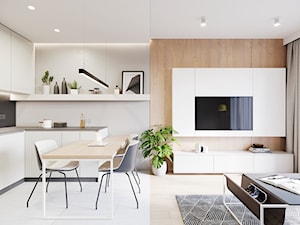 GDAŃSK 37m2 - Salon, styl minimalistyczny - zdjęcie od JD Architects
