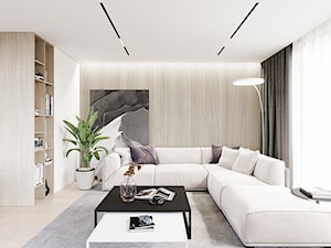 POZNAŃ 88m2 - Salon, styl nowoczesny - zdjęcie od JD Architects