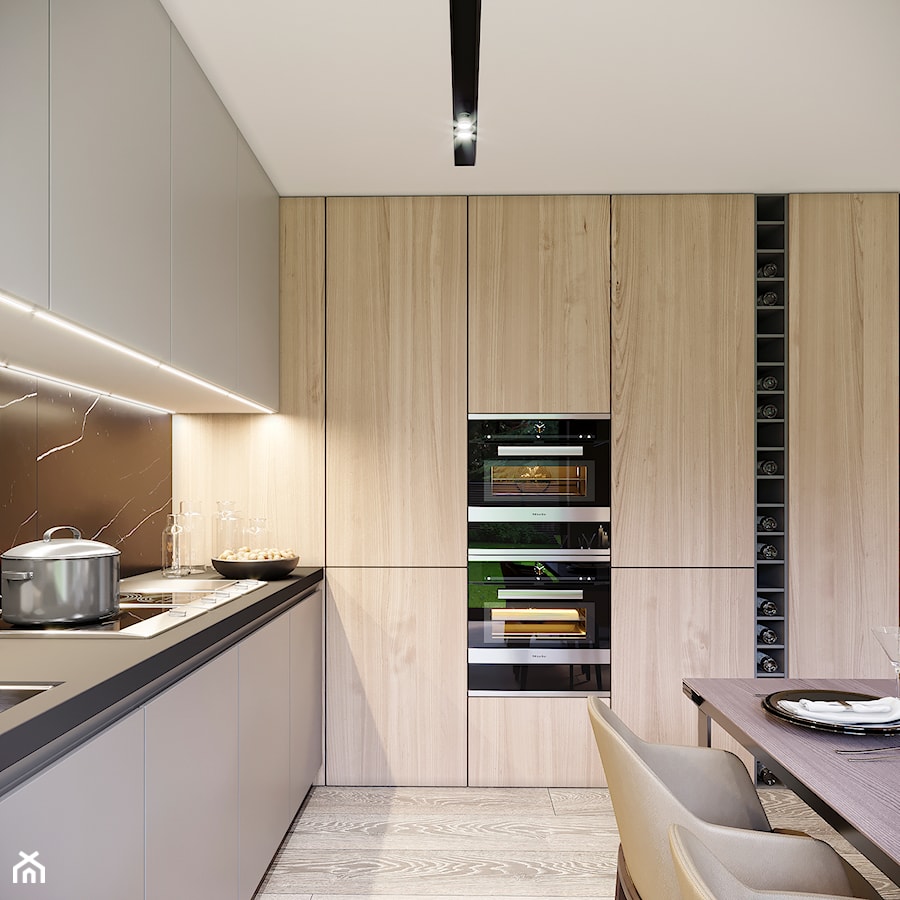 DOM W BARANOWIE - Kuchnia, styl nowoczesny - zdjęcie od JD Architects