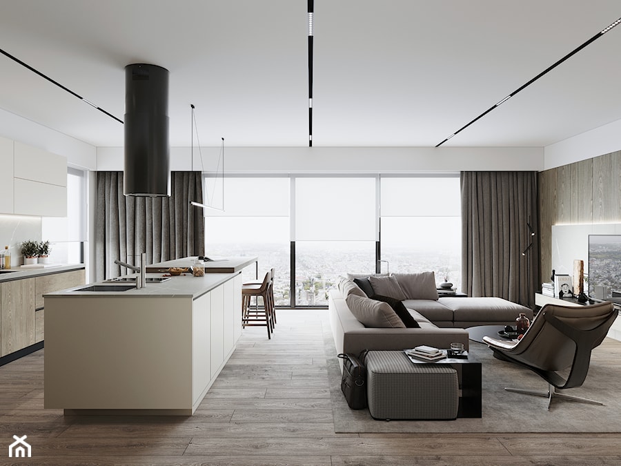 GDAŃSK 122m2 - Salon, styl nowoczesny - zdjęcie od JD Architects
