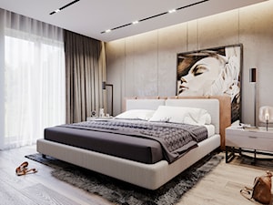 DOM W BARANOWIE - Sypialnia, styl nowoczesny - zdjęcie od JD Architects