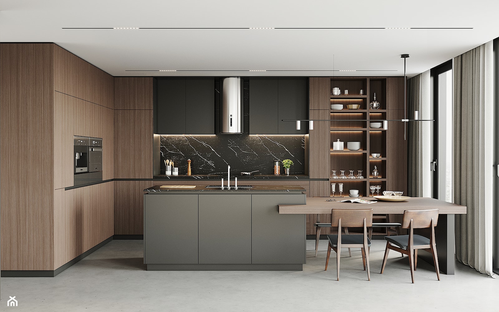 WARSZAWA 92m2 - Kuchnia, styl nowoczesny - zdjęcie od JD Architects - Homebook