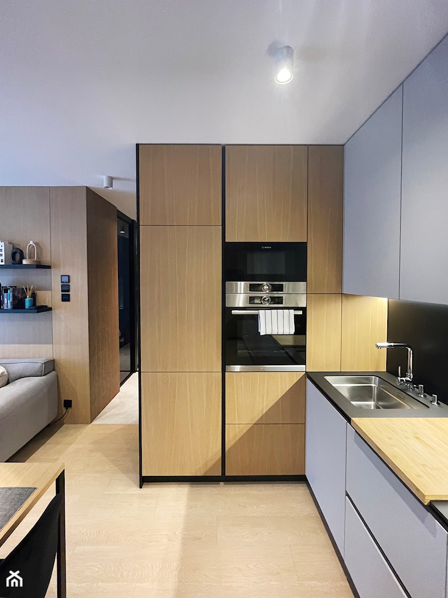 Piła 40m2 - Kuchnia, styl minimalistyczny - zdjęcie od JD Architects