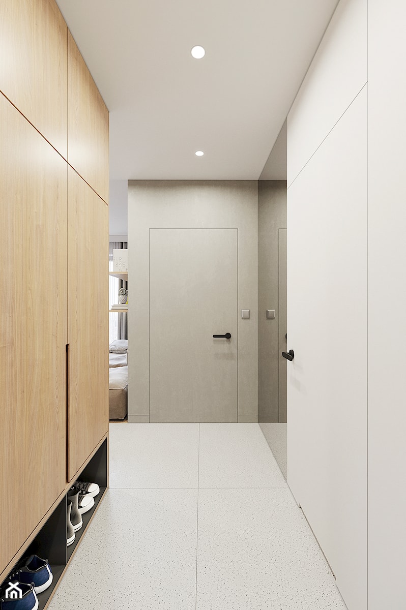 GDAŃSK 37m2 - Hol / przedpokój, styl minimalistyczny - zdjęcie od JD Architects
