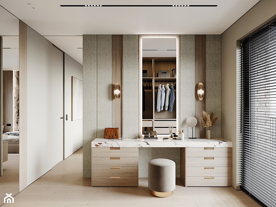 POZNAŃ 83m2 - Garderoba, styl minimalistyczny - zdjęcie od JD Architects