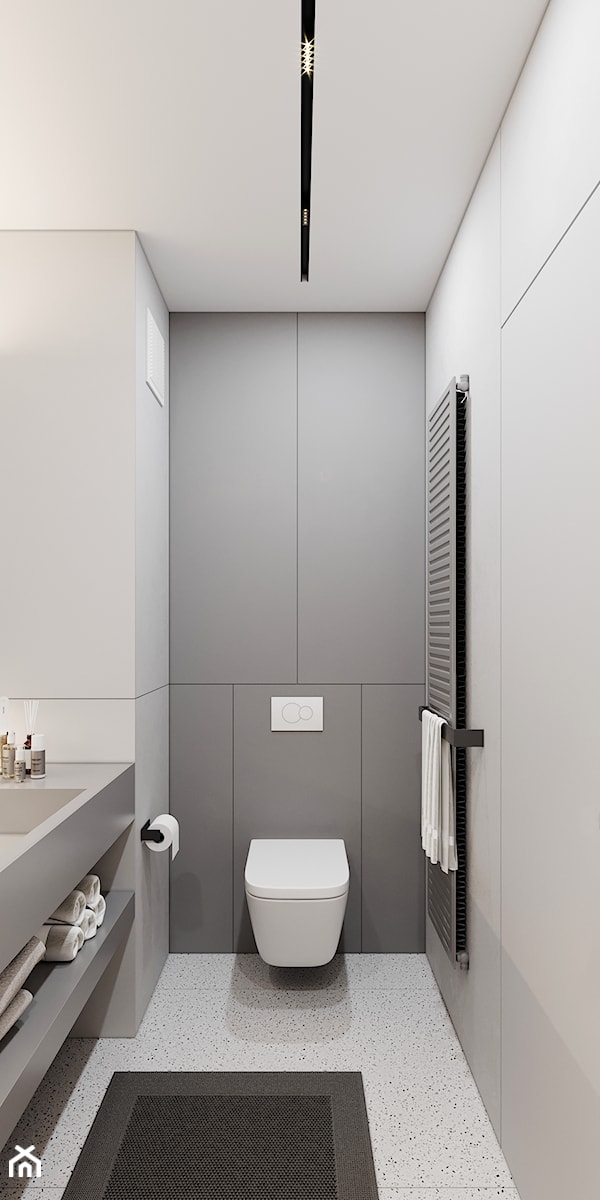 GDAŃSK 37m2 - Łazienka, styl minimalistyczny - zdjęcie od JD Architects