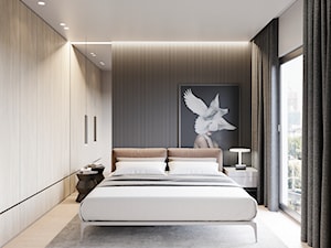 POZNAŃ 88m2 - Sypialnia, styl nowoczesny - zdjęcie od JD Architects