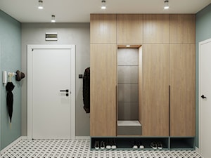POZNAŃ 43m2 - Hol / przedpokój, styl skandynawski - zdjęcie od JD Architects