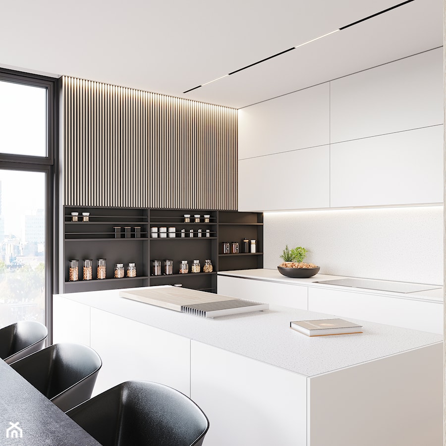 POZNAŃ 88m2 - Kuchnia, styl nowoczesny - zdjęcie od JD Architects