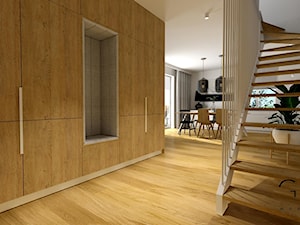 Mieszkanie dla dwojga 60m2 - Hol / przedpokój, styl nowoczesny - zdjęcie od Gill Wnętrza