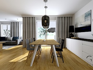 Mieszkanie dla dwojga 60m2 - Jadalnia, styl nowoczesny - zdjęcie od Gill Wnętrza