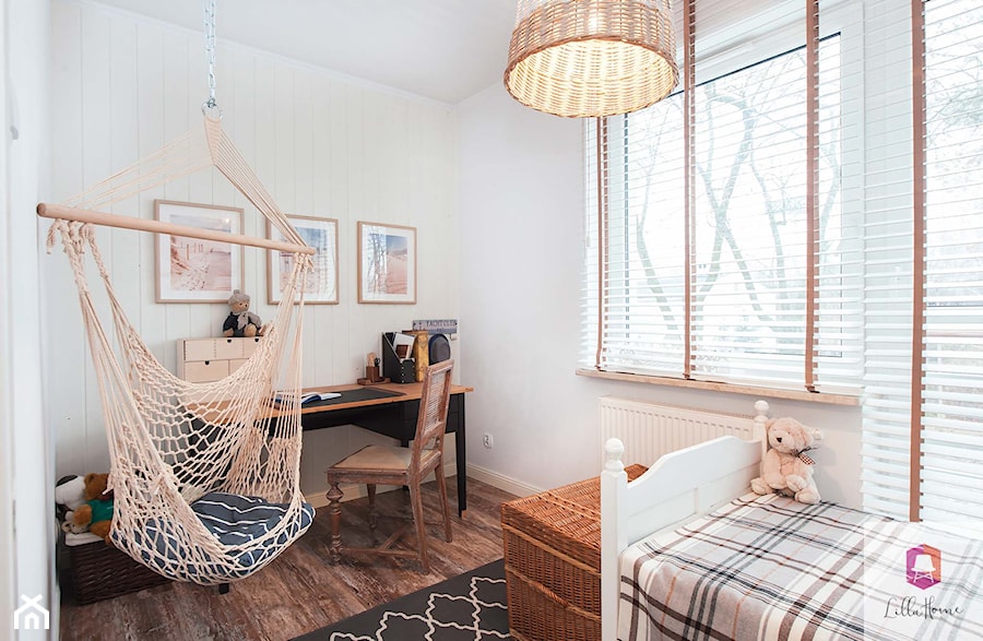 Projekt wnętrza sypialni mieszkania w stylu prowansalskim - zdjęcie od Lilla Home