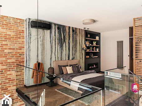 Aranżacje wnętrz - Sypialnia: Sypialnia mieszkania Tribal Loft w stylu industrialnym - Lilla Home. Przeglądaj, dodawaj i zapisuj najlepsze zdjęcia, pomysły i inspiracje designerskie. W bazie mamy już prawie milion fotografii!