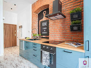 Projekt wnętrza kuchni w mieszkaniu w stylu skandynawskim - zdjęcie od Lilla Home