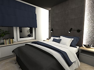 Propozycja projektu sypialni - Sypialnia, styl nowoczesny - zdjęcie od NANUstudioprojektowe