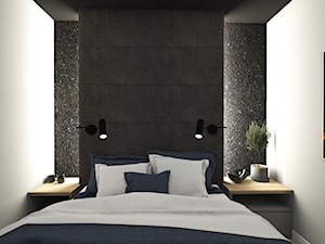 Propozycja projektu sypialni - Sypialnia, styl nowoczesny - zdjęcie od NANUstudioprojektowe