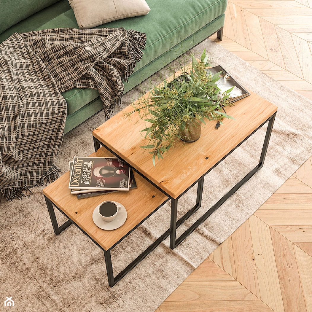 Stolik kawowy dębowy - zdjęcie od WOODICA ® meble z drewna - Homebook