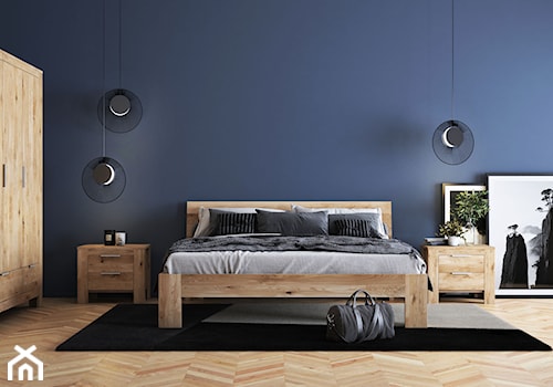Sypialnia dębowa - zdjęcie od WOODICA ® meble z drewna